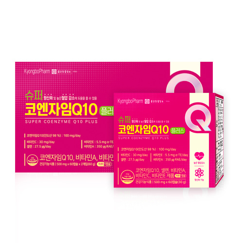 종근당경보 슈퍼 코엔자임Q10 플러스 60캡슐 비타민A/E 셀렌